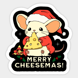 Merry Cheesemas Sticker